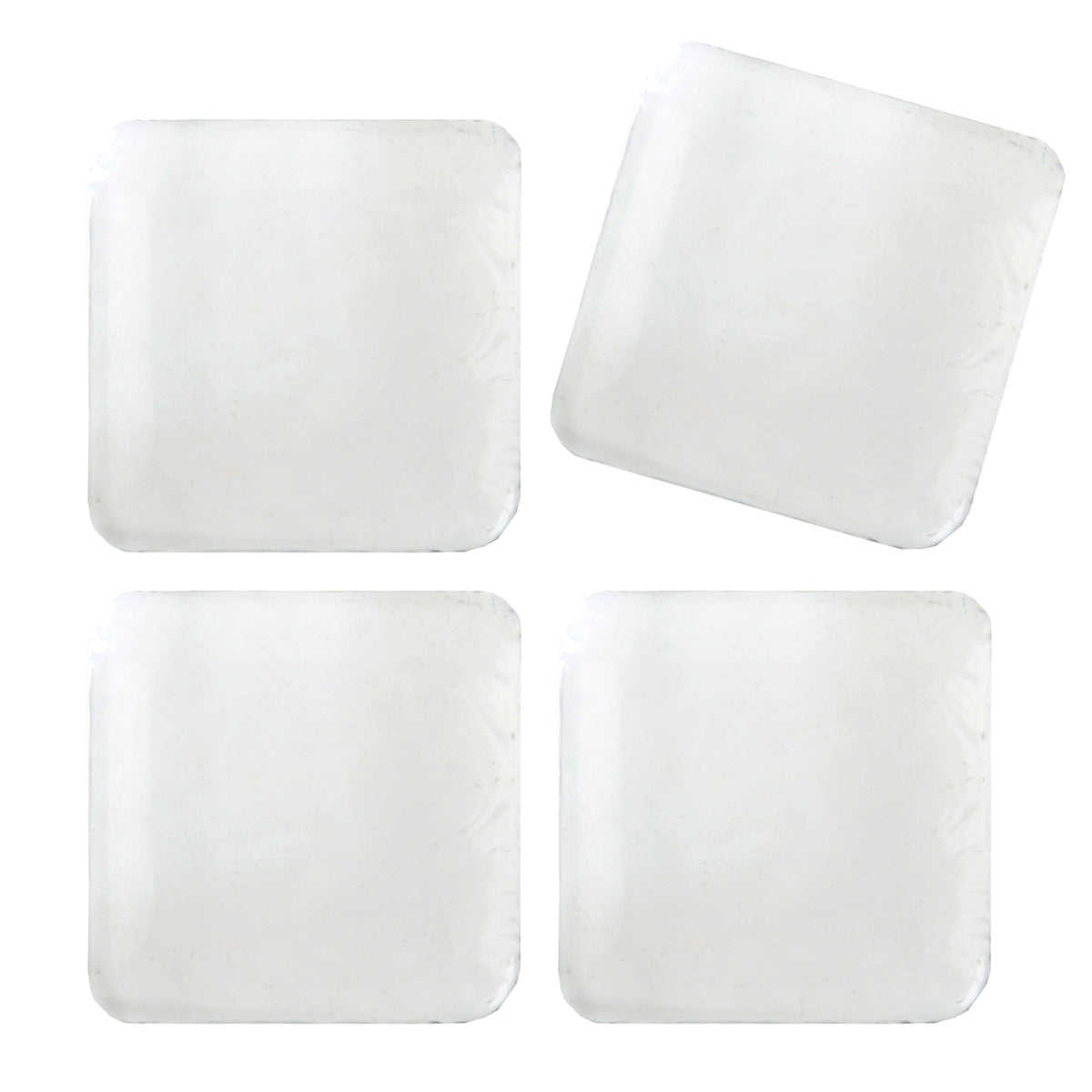 4er Set transparente Dekosteine