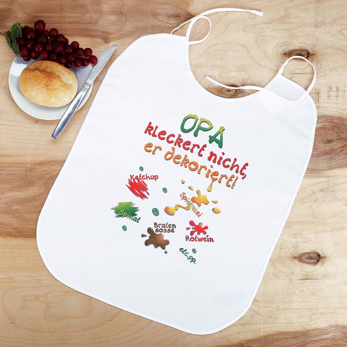 XL Latz - OPA kleckert nicht, er dekoriert!