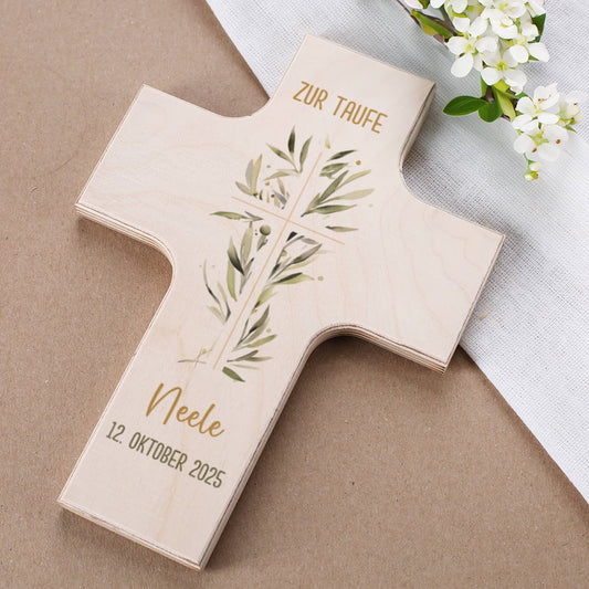 Taufkreuz mit eigner Personalisierung