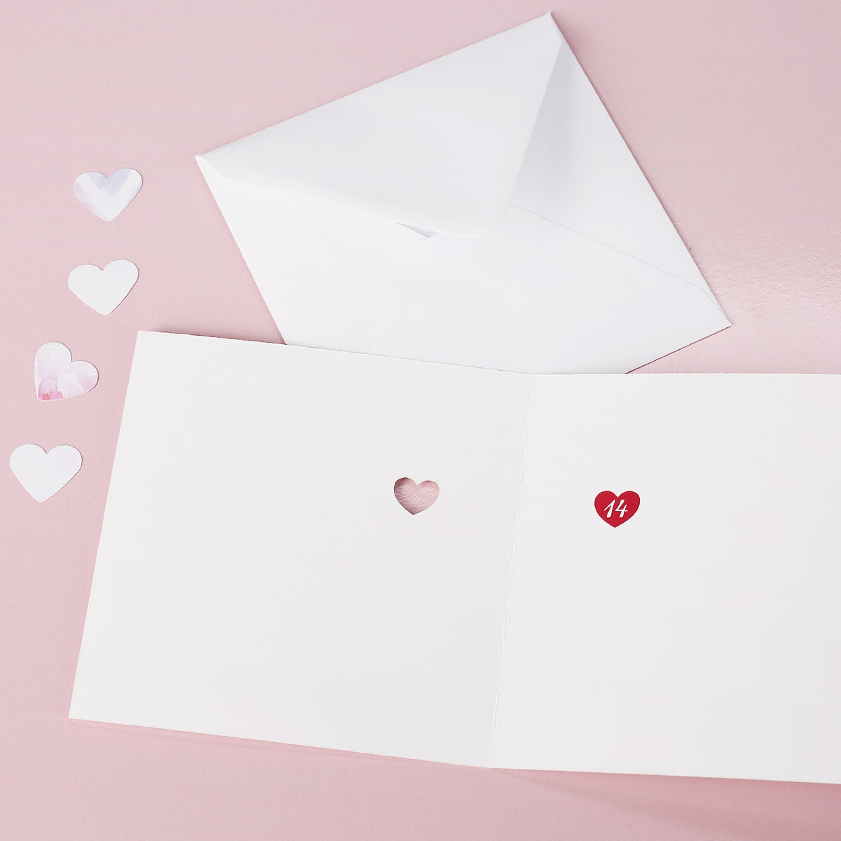 Valentinstagskarte - be my valentine - mit Name und Herzen