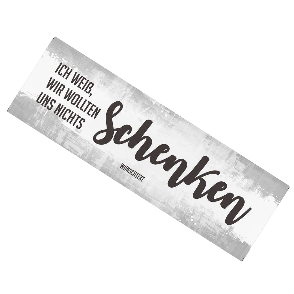 300 g Schokolade personalisiert mit Wunschtext