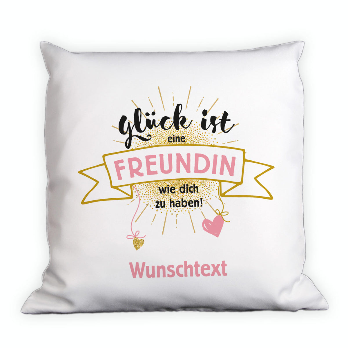 Freundinnen Kissen mit persönlichem Aufdruck
