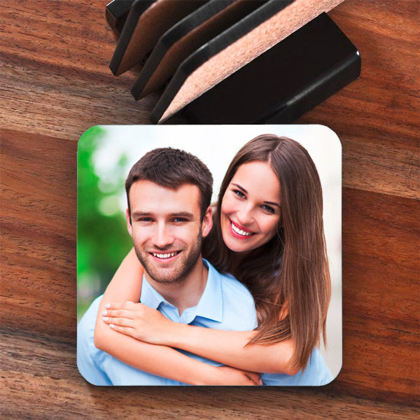 Untersetzer im 4er-Set mit Foto