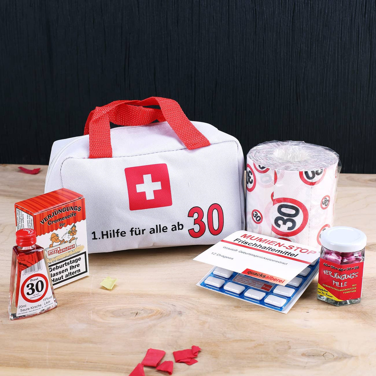 1. Hilfe ab 30 - Geschenkset