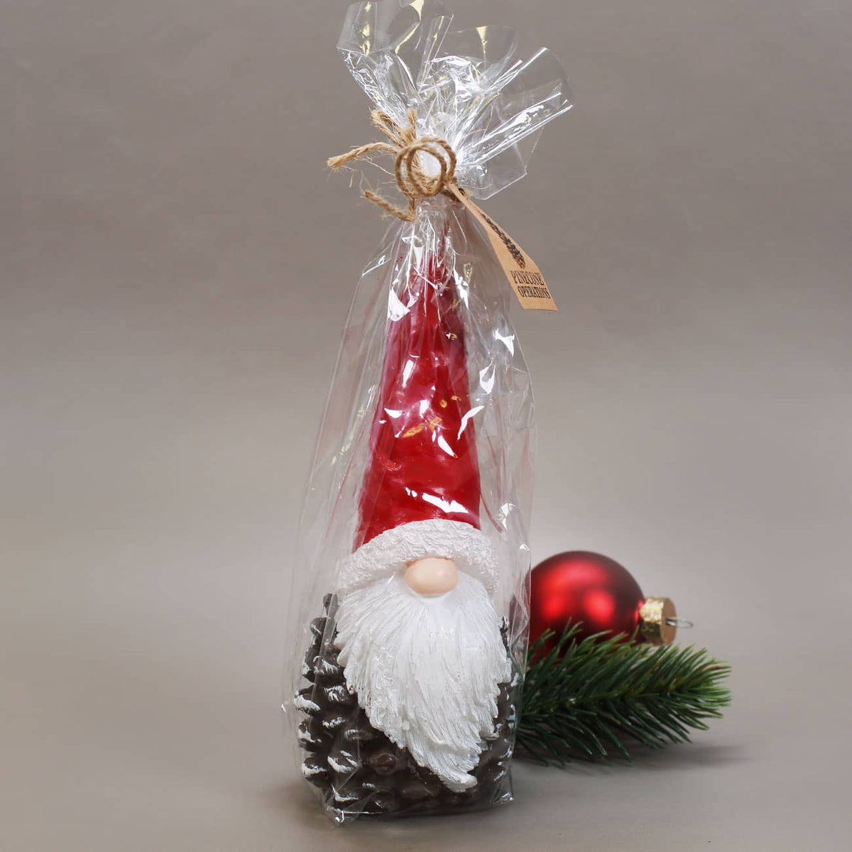 Kerze als Weihnachtswichtel in 2 Größen