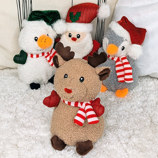 Weihnachts-Stofftiere in 4 Varianten | Kuscheltiere