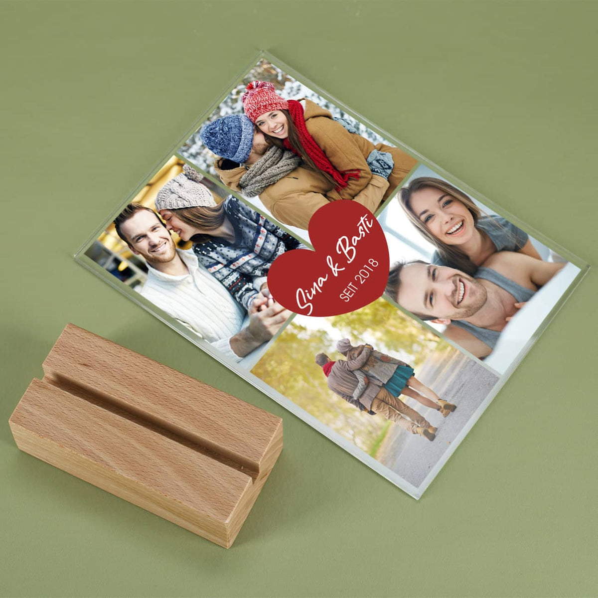 Acrylfoto mit 4 Bildern bedruckt