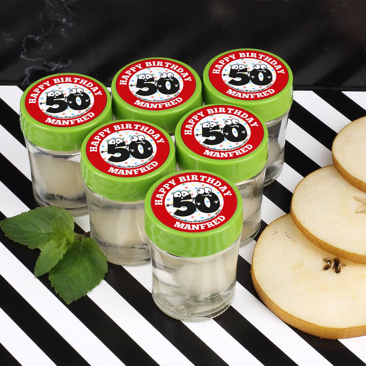Persönlicher Schnaps zum 50. Geburtstag
