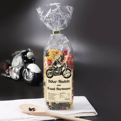Motorrad-Nudeln für Motorradfans