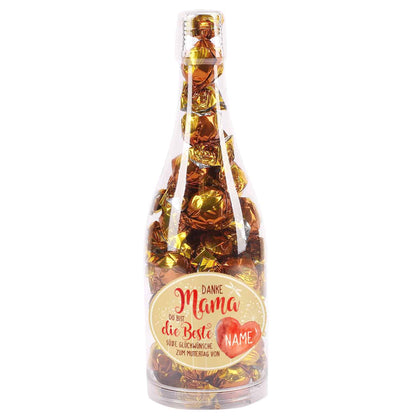 Champagner Pralinen zum Muttertag mit Name 