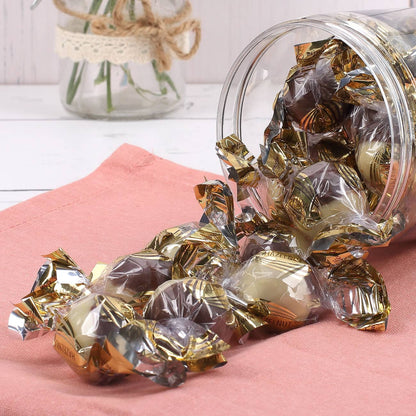Pralinen einzeln verpackt.