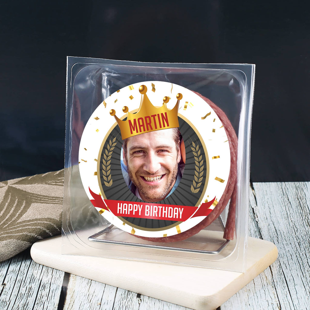 Lustiges Geburtstagsgeschenk zum Genießen