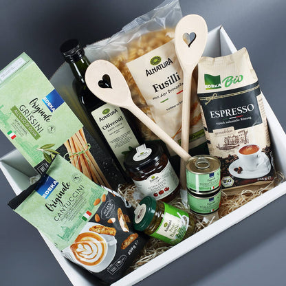 Gefüllter Geschenkkorb Ruhestand