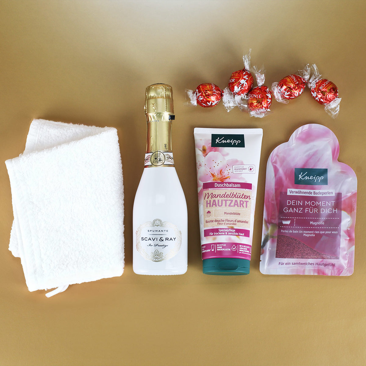 Inhalt des XL Geschenkset für Frauen - Glück im Glas