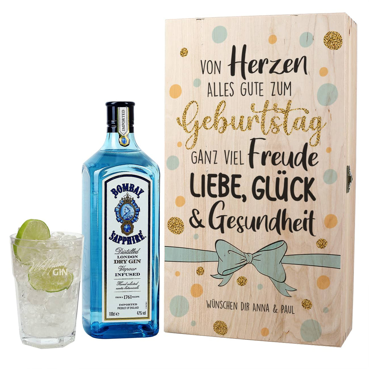 Geburtstagsset mit Gin