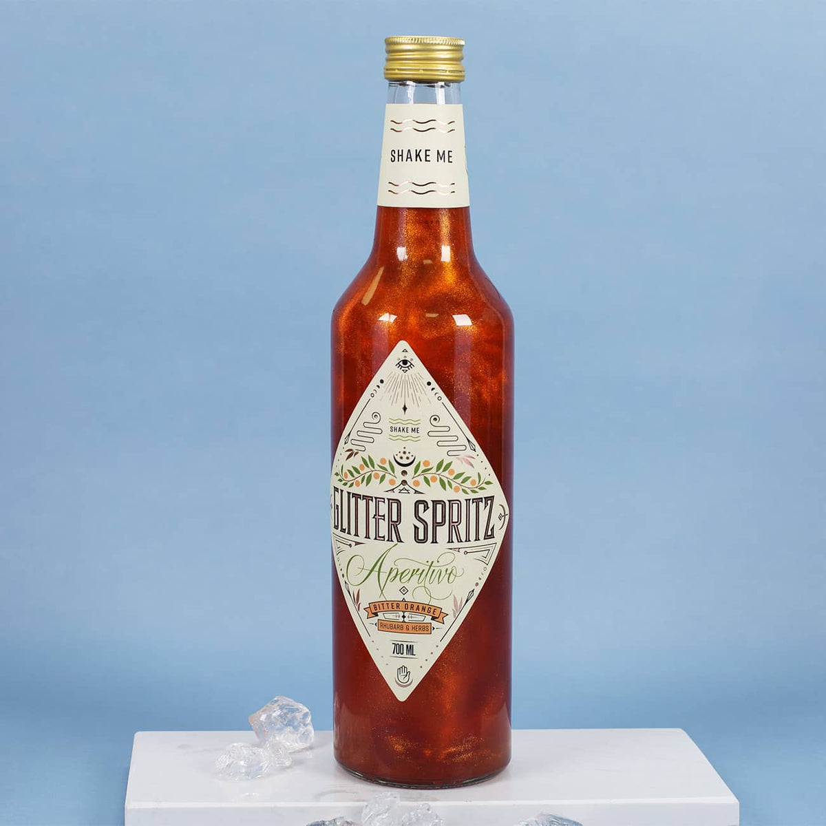 Flasche Glitter Spritz Aperitivo