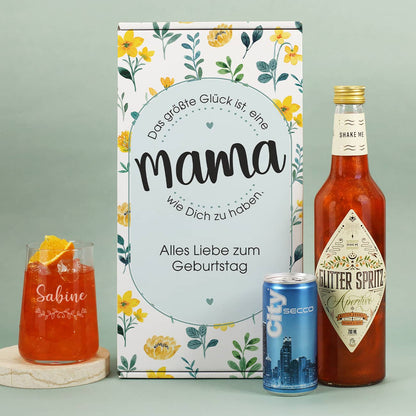 Geschenkset Glitter Spritz für die beste Mama