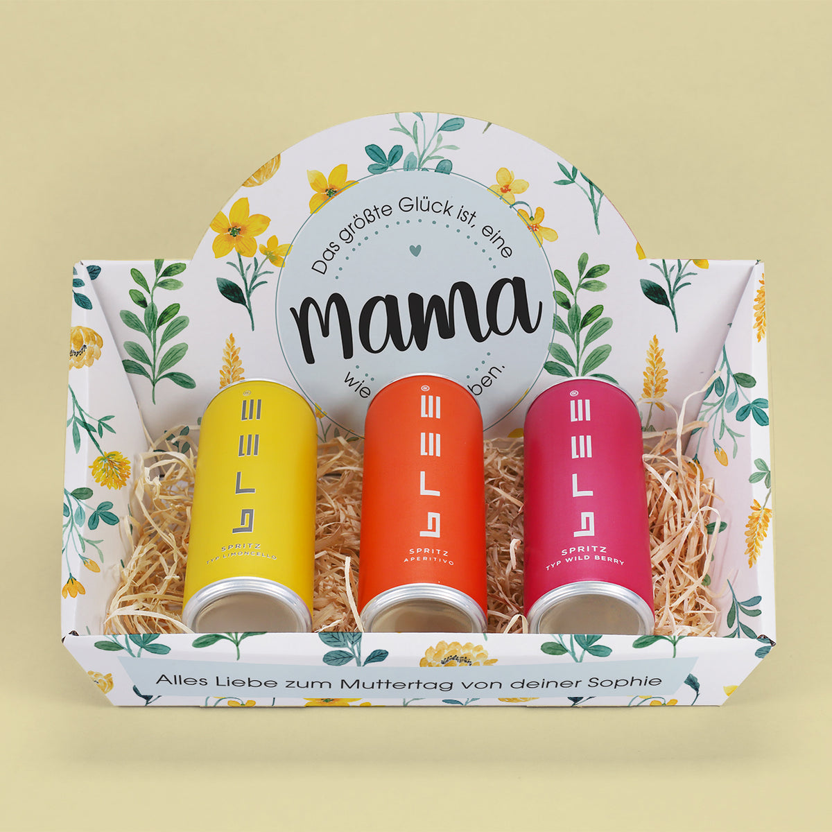 Geschenkkorb für Mama mit Personalisierung & Inhalt
