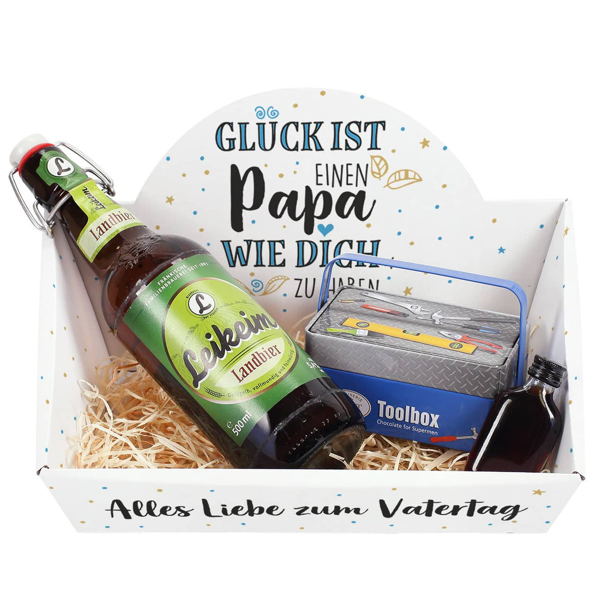 Geschenkset für Papa mit Inhalt nach Wahl