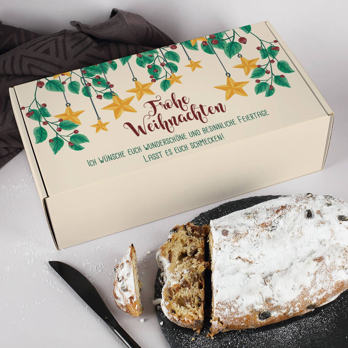 Geschenkbox mit Text nach Wunsch personalisiert