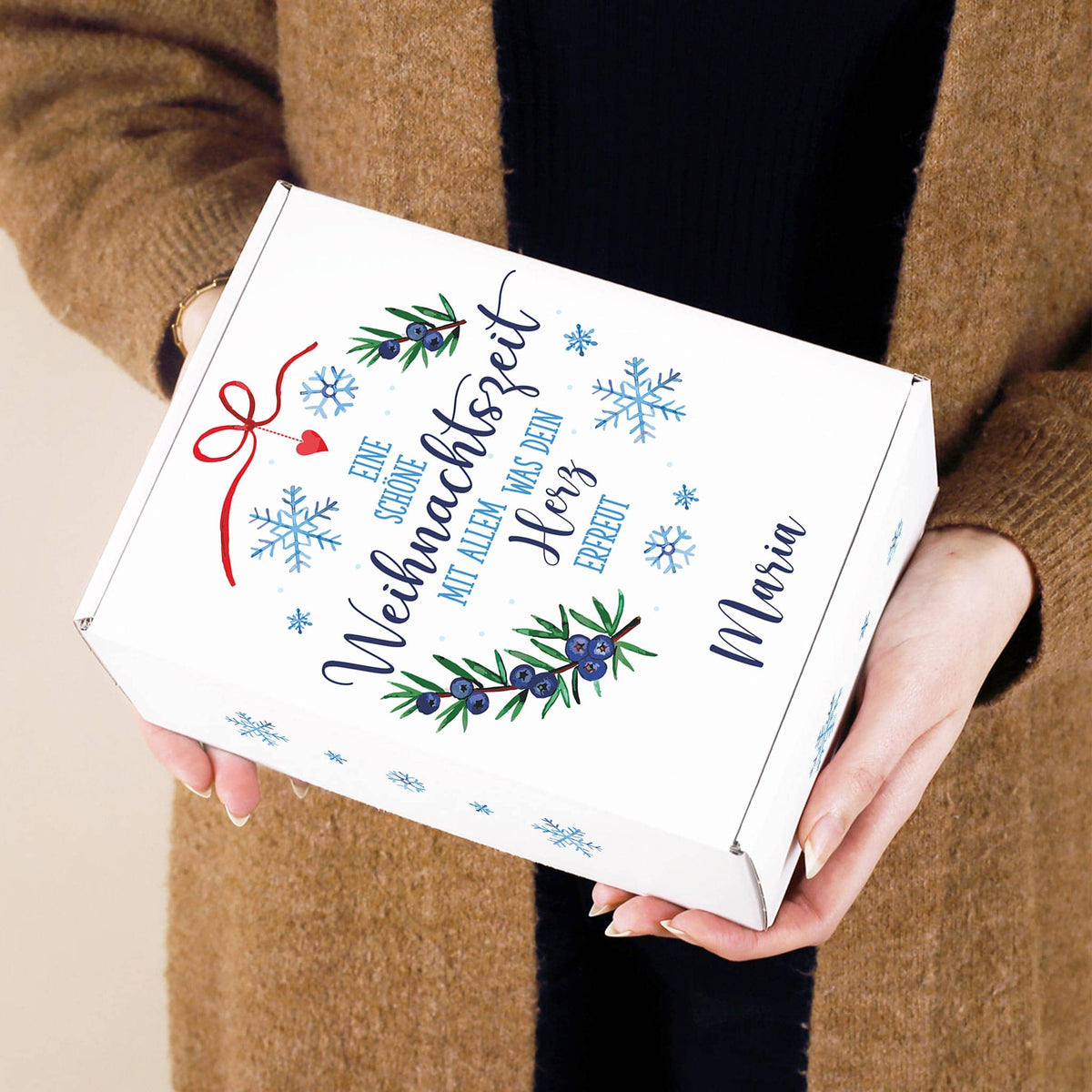 Verpackung personalisiert mit Name