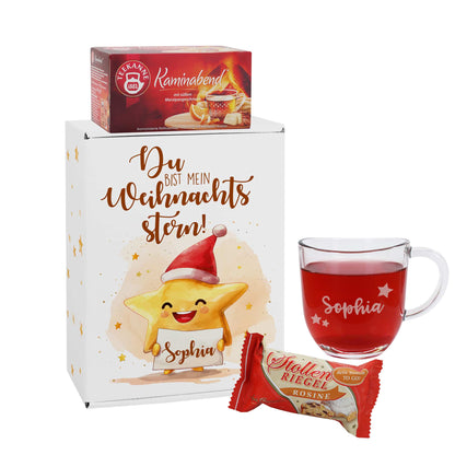 Niedliches Tee Geschenkset zu Weihnachten
