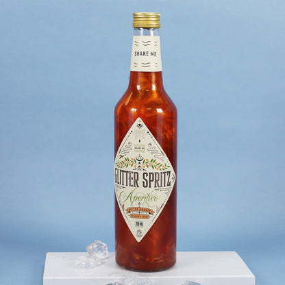 Geschenkset 'Mamabär' zum Muttertag mit Glas & Aperitif nach Wahl - personalisiert