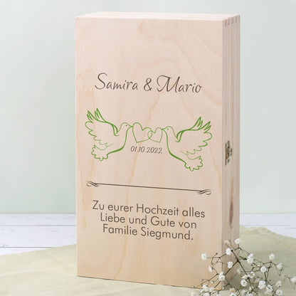 Sektgläser mit Ihrem Namen und passender Box