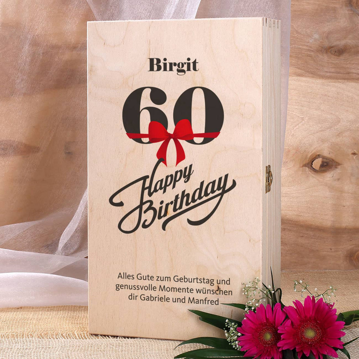 Bedruckte Geschenkbox