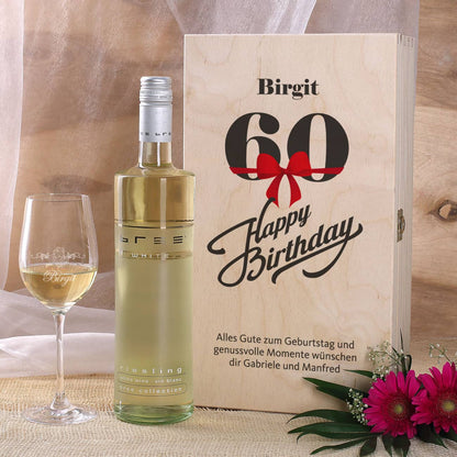 Wein-Geschenkset zum 60.