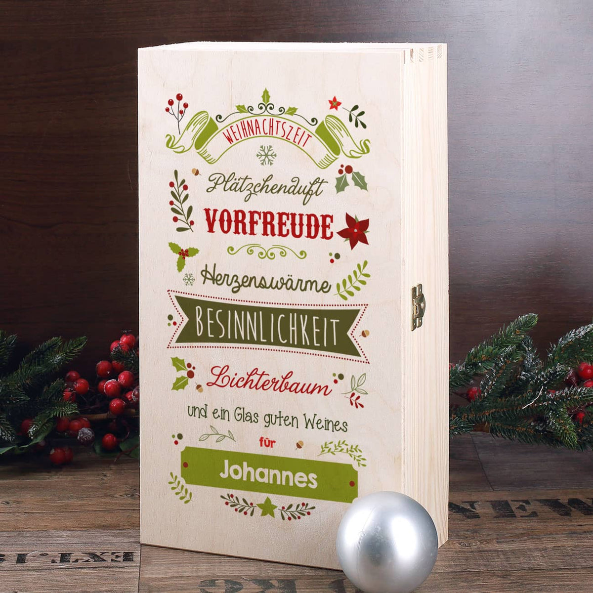 Bedruckte Geschenkbox