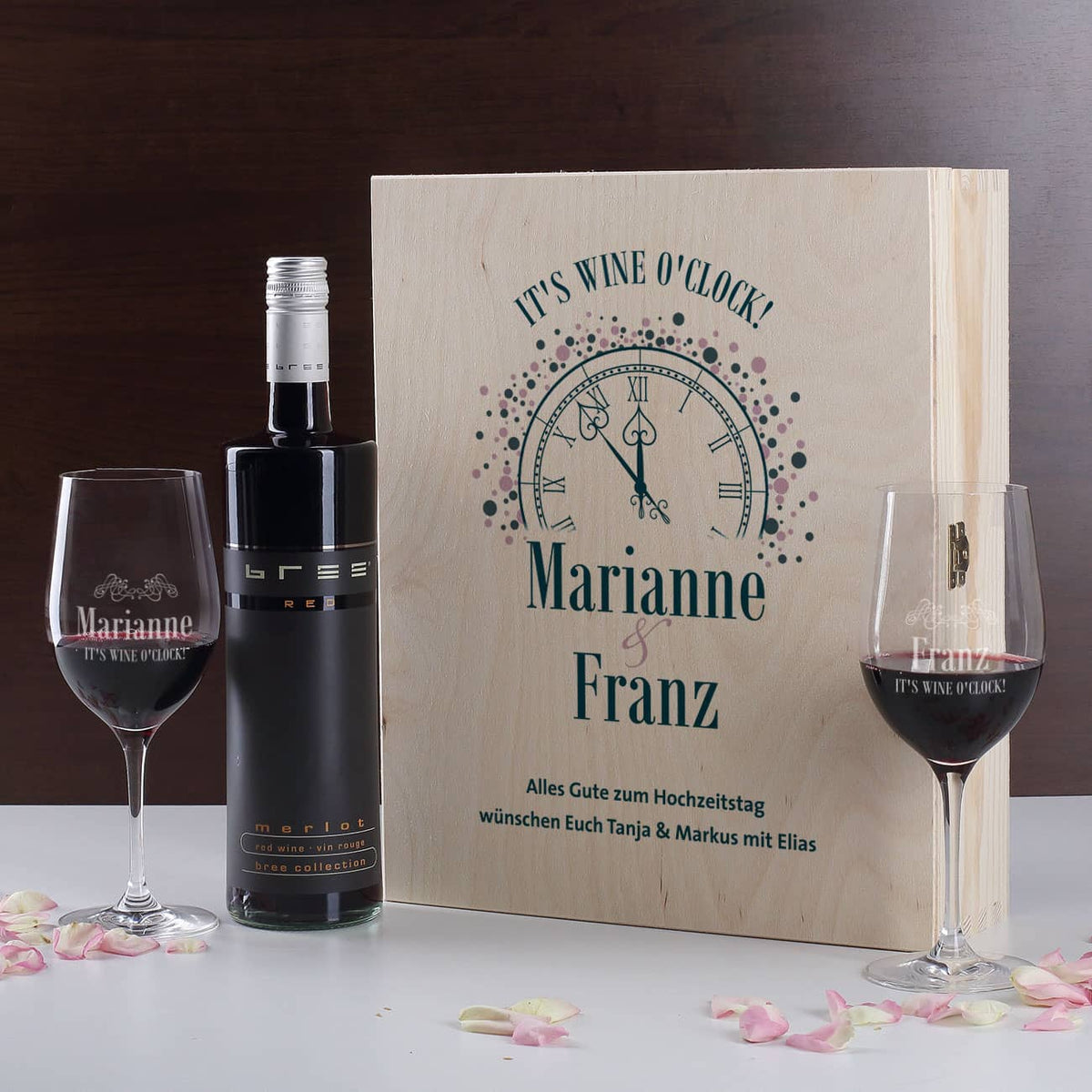 Geschenkset Wine 'c clock