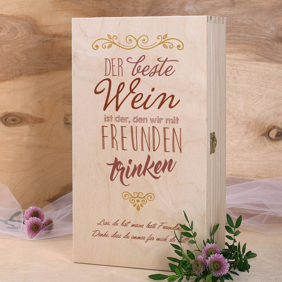 Bedruckte Geschenkbox