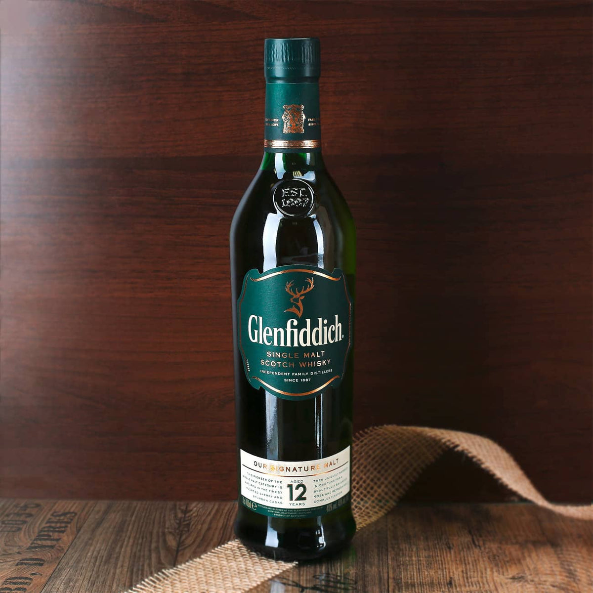 1 Flasche Glenfiddich Single Malt Scotch Whisky