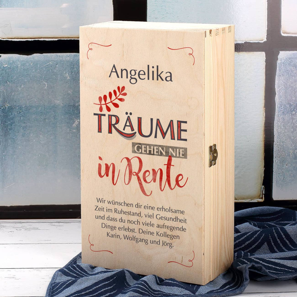 Bedruckte Geschenkbox