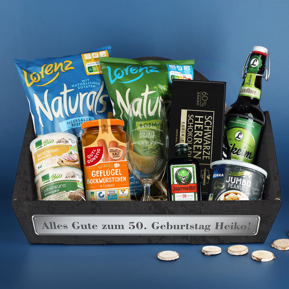 Gefüllter Geschenkkorb für Männer 