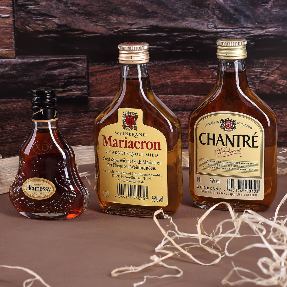 Weinbrand Cognac Kollektion Hennessy Mariacron Chantré