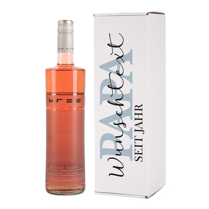 BREE Roséwein mit personalisierter Verpackung für Väter