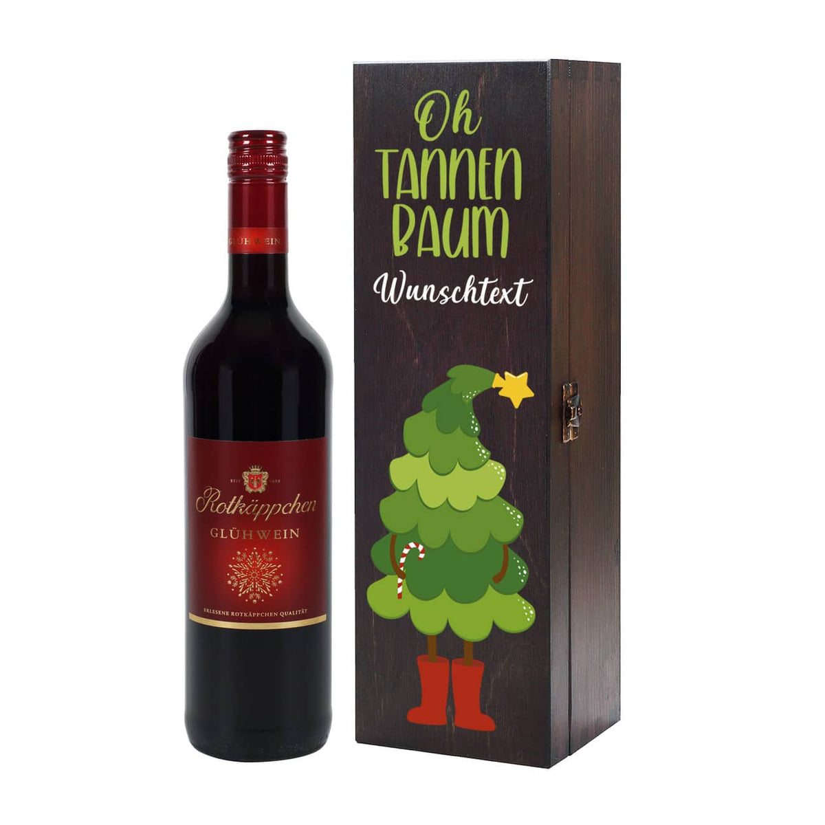 Glühwein Set als Weihnachtsgeschenk mit Wunschte