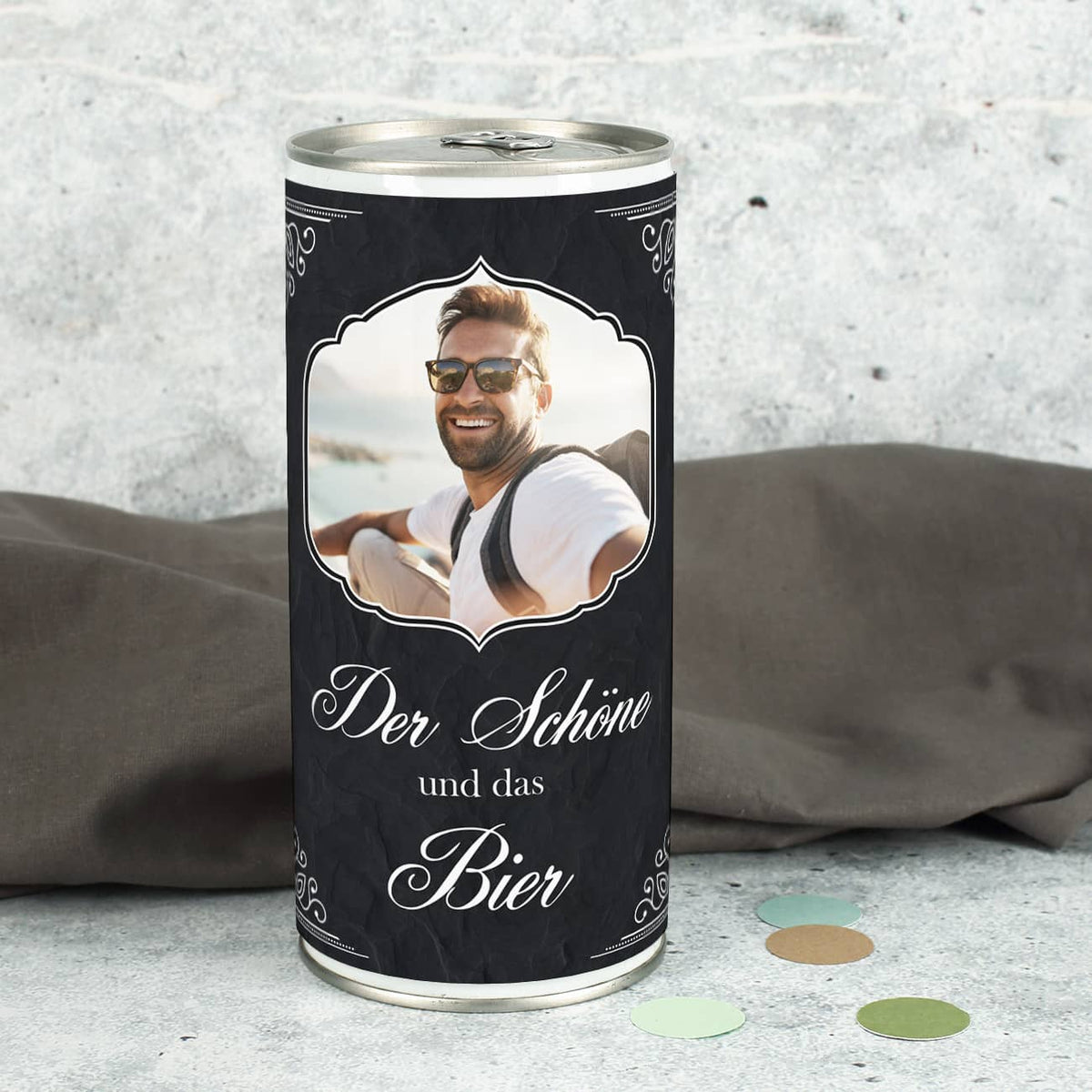 Personalisierte Bierdose bedruckt mit Foto nach Wunsch