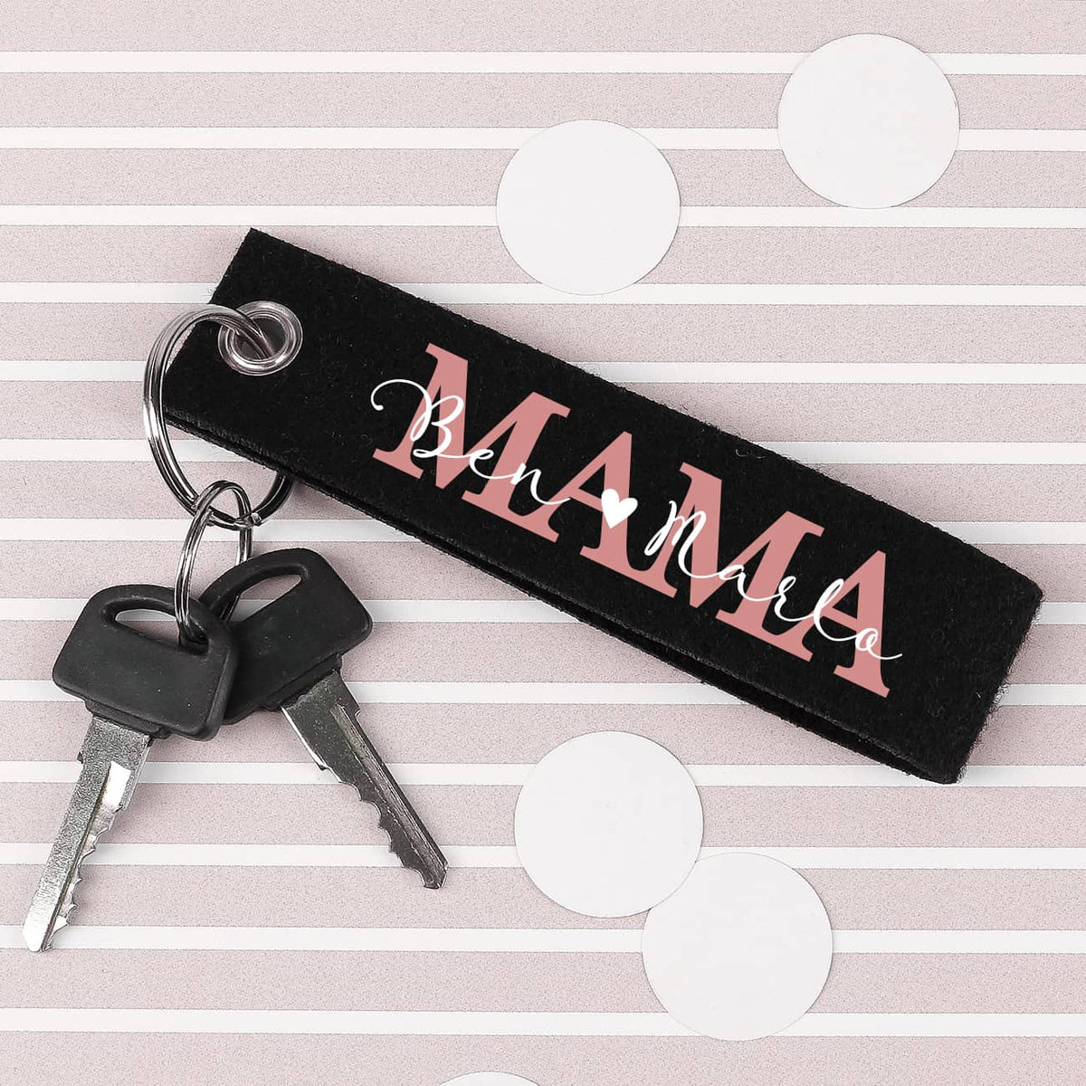 Schlüsselanhänger - MAMA - mit den Namen der Kinder