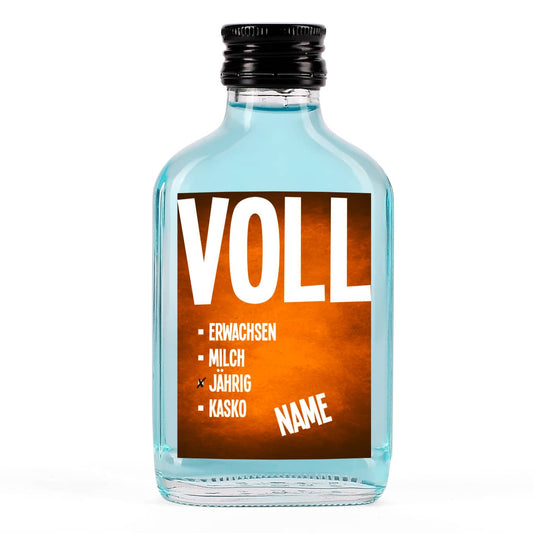 Mit Namensaufdruck