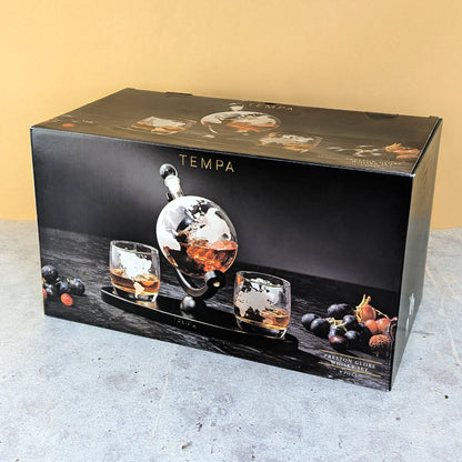 Edle Verpackung vom Whisky-Dekantierset