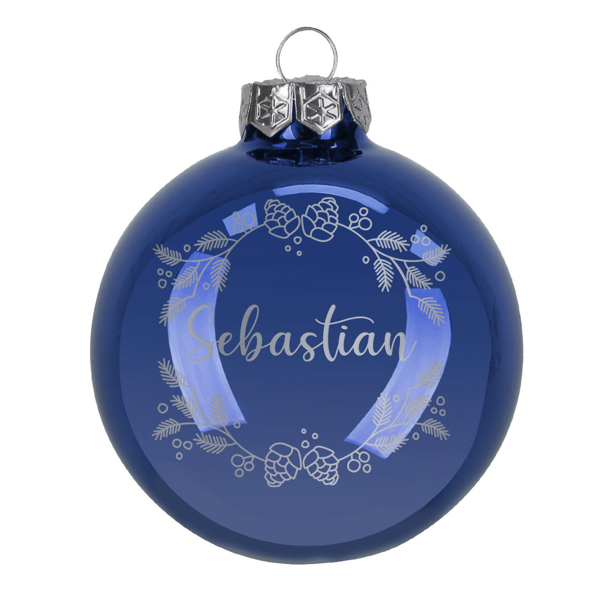 Personalisierte Weihnachtskugeln mit Name | Weihnachtsbaumkugeln & Christbaumkugeln mit Farbauswahl