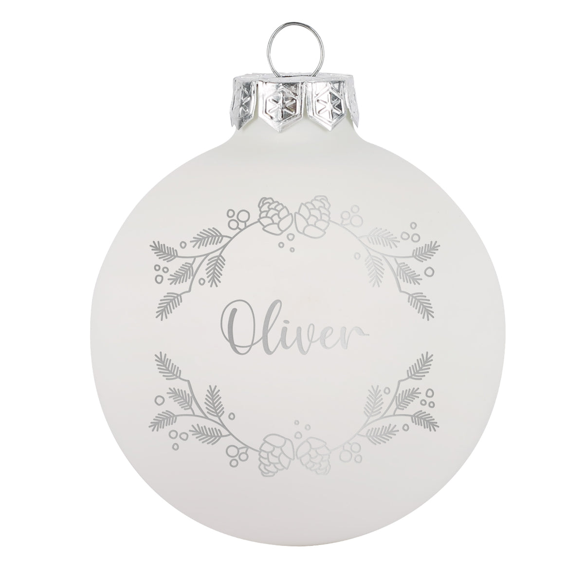 Personalisierte Weihnachtskugeln mit Name | Weihnachtsbaumkugeln & Christbaumkugeln mit Farbauswahl