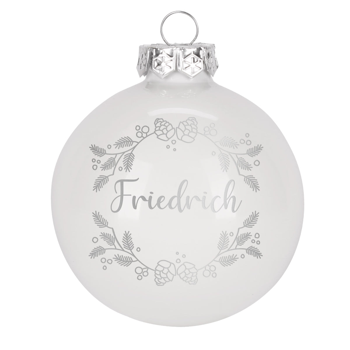 Personalisierte Weihnachtskugeln mit Name | Weihnachtsbaumkugeln & Christbaumkugeln mit Farbauswahl
