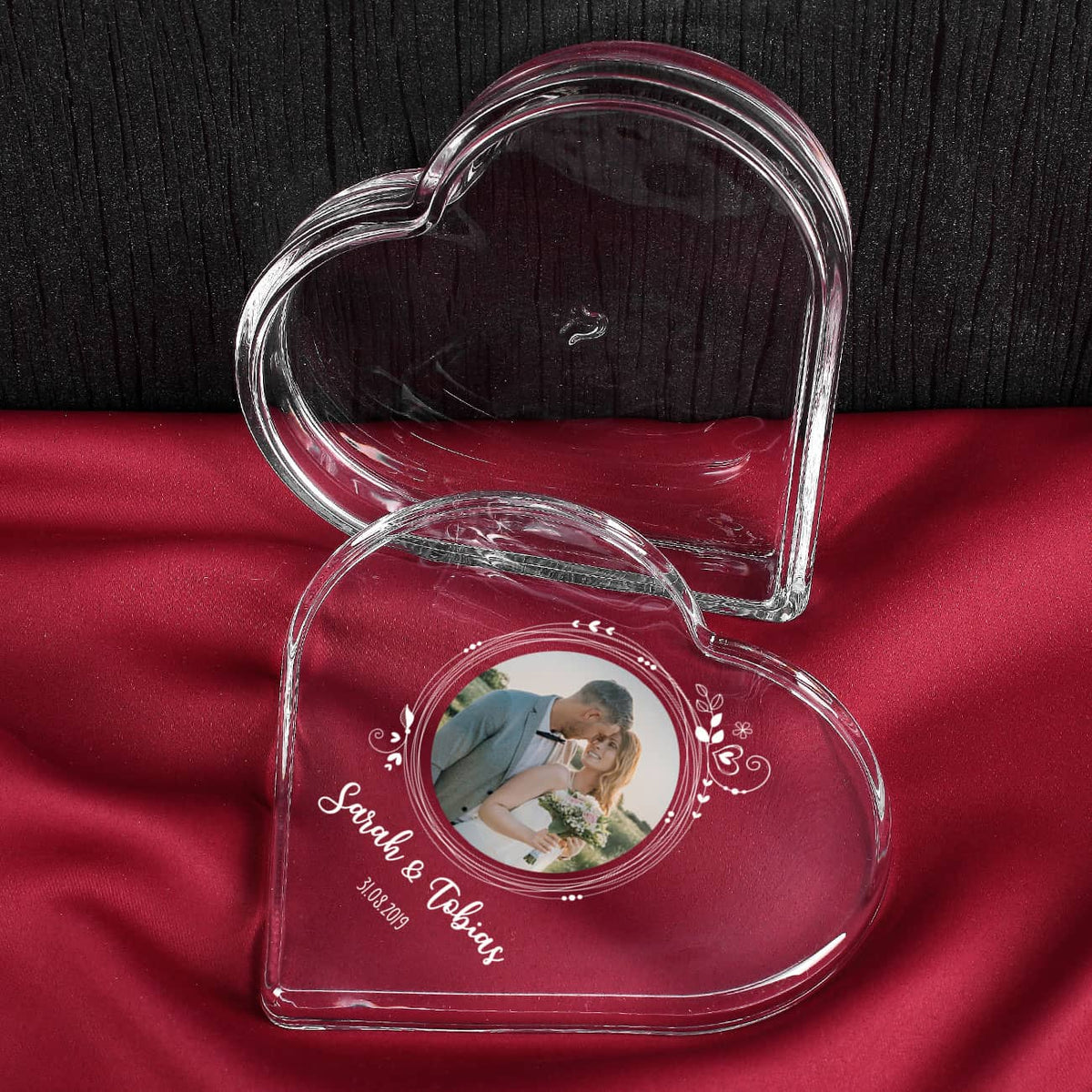 Herzdose mit Fotoaufdruck von Leonardo