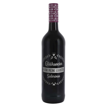 Glühwein aus besonderem Anbau mit edler Gravur