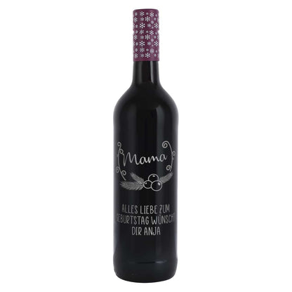 Glühwein aus besonderem Anbau mit edler Gravur