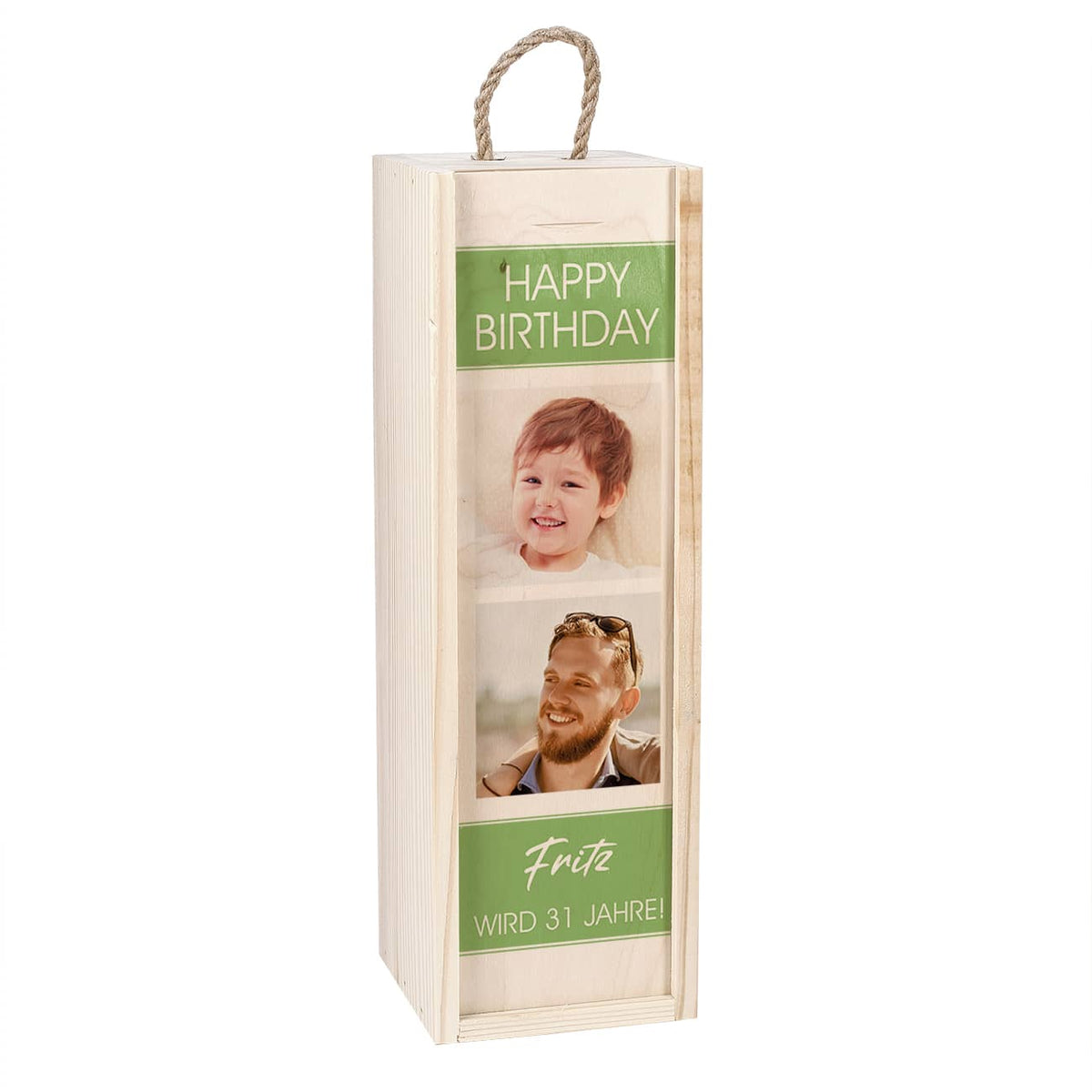 Individuelle Flaschenbox